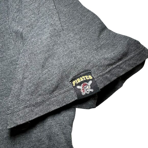 Nike DriFit MLB Pittsburgh Pirates Baseball Team T-Shirt Men Heather Gray Sports - Picture 4 of 6